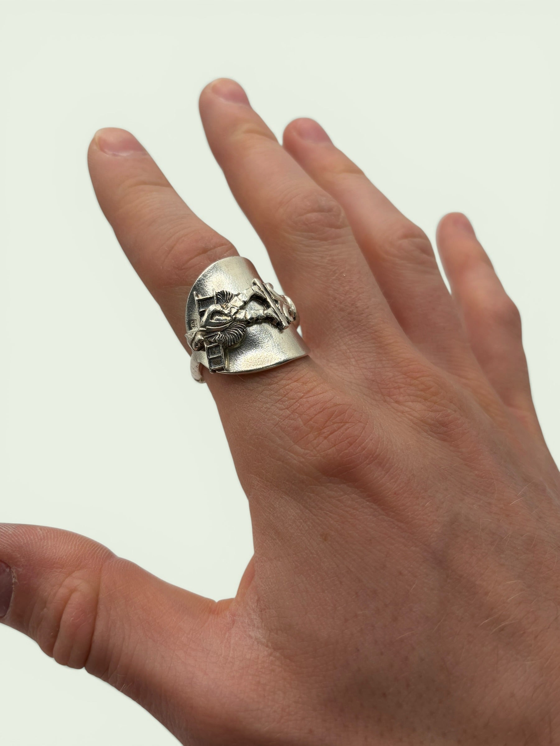 Vintage zilveren ring