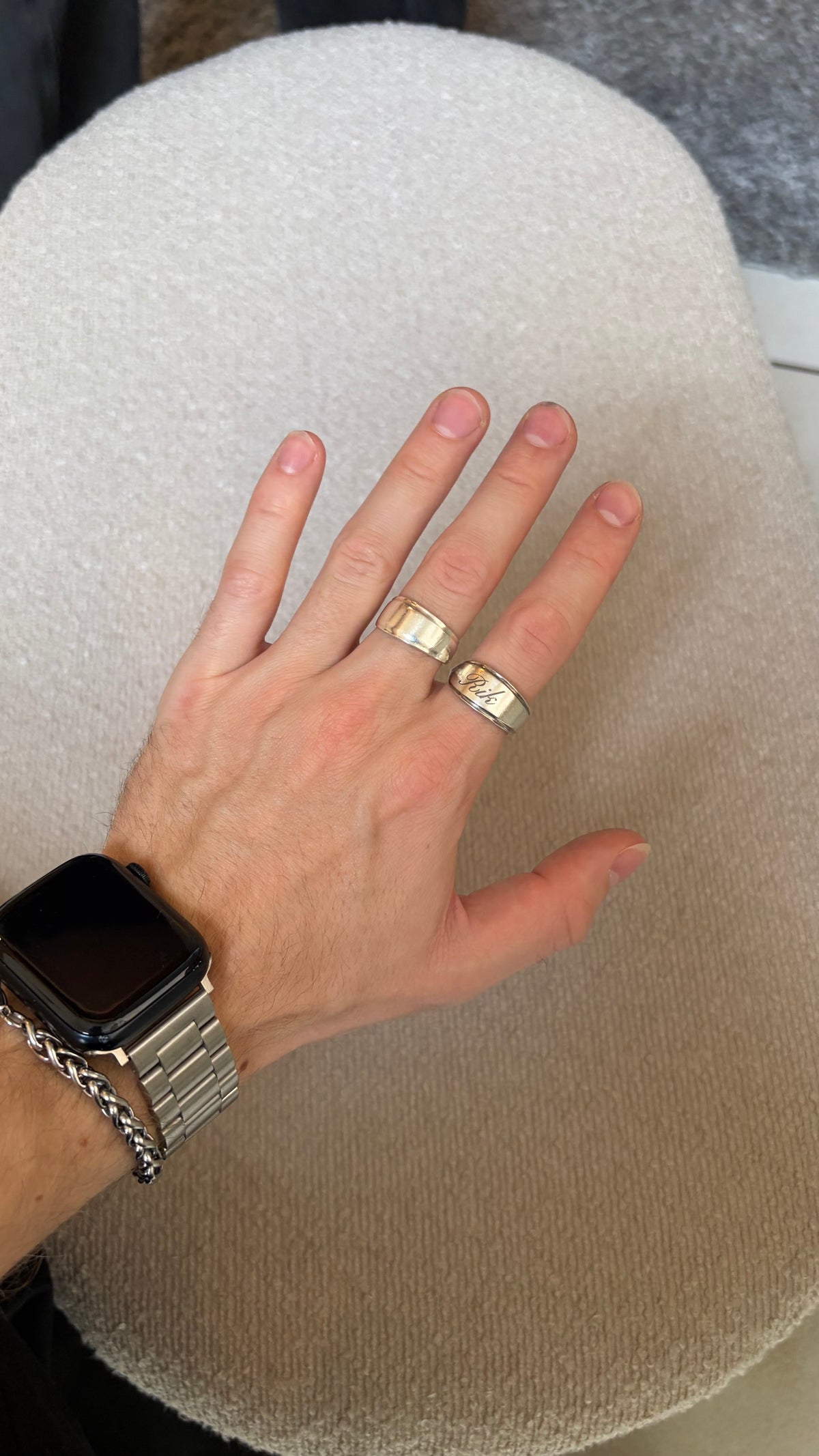 Couple ring engraved 💍💍