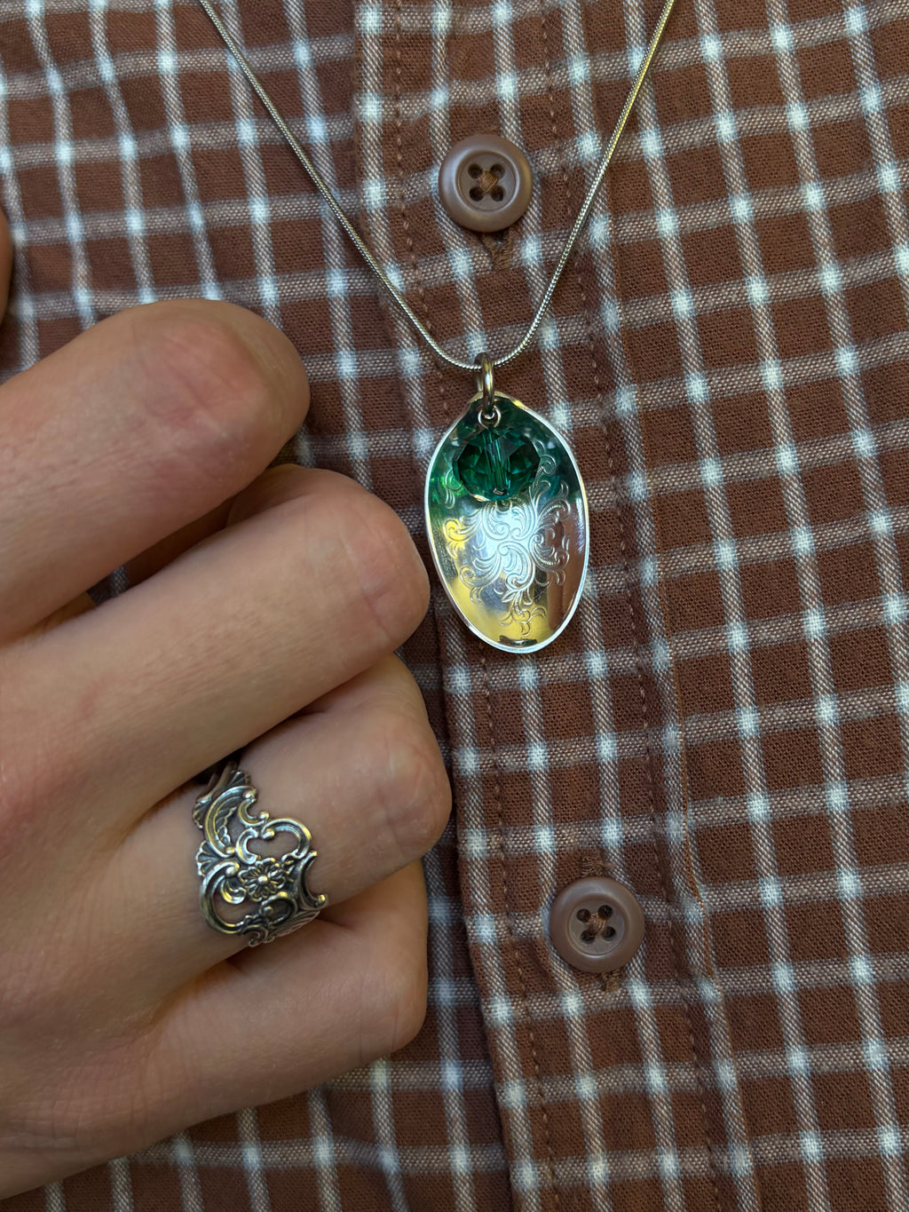 oldemor Norweegse ketting Sterling zilver