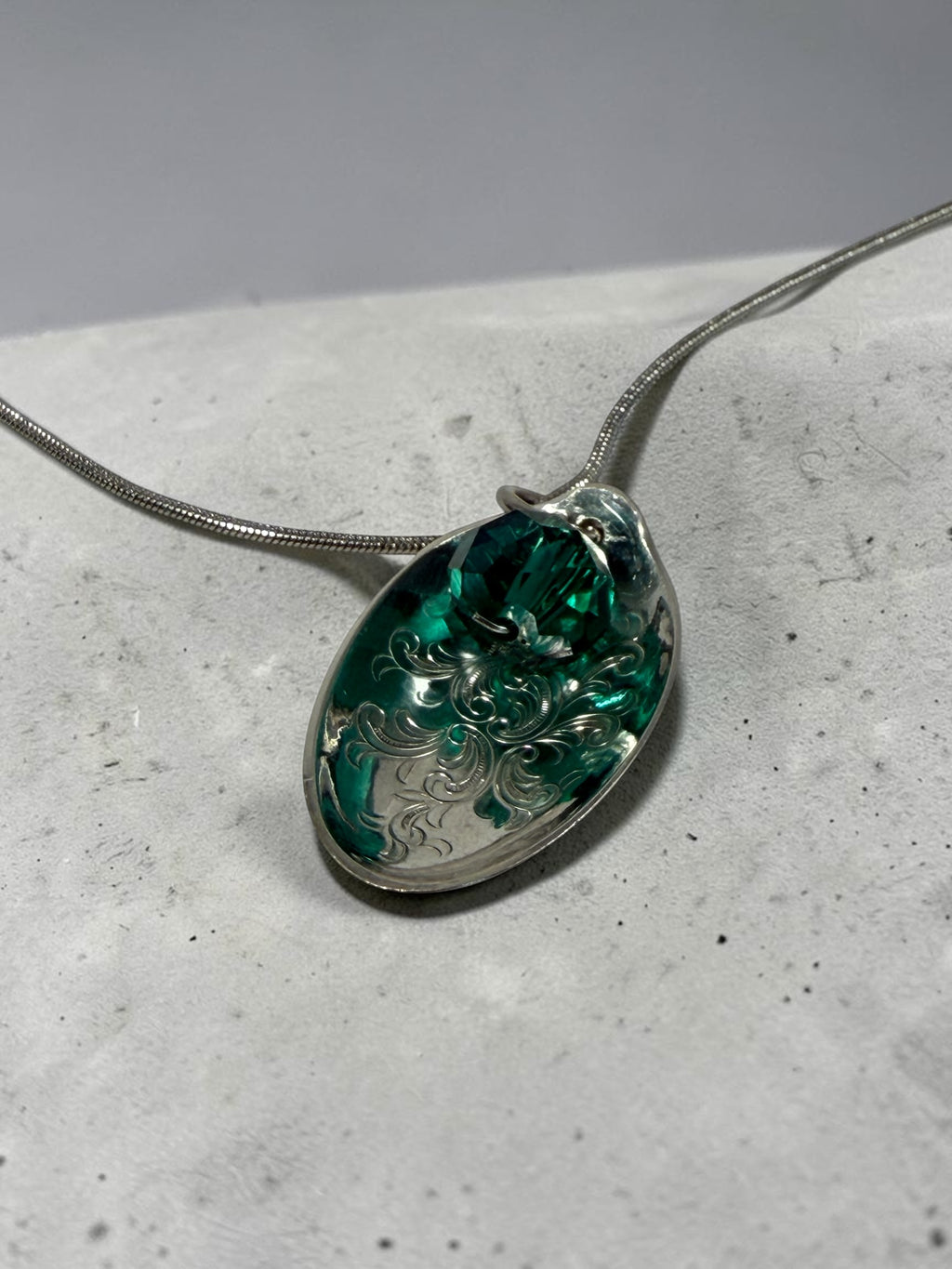 oldemor Norweegse ketting Sterling zilver