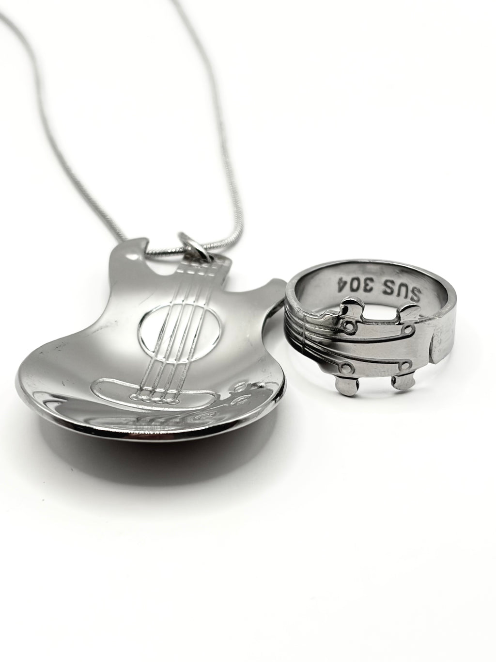 Custom gitaar ring/ketting