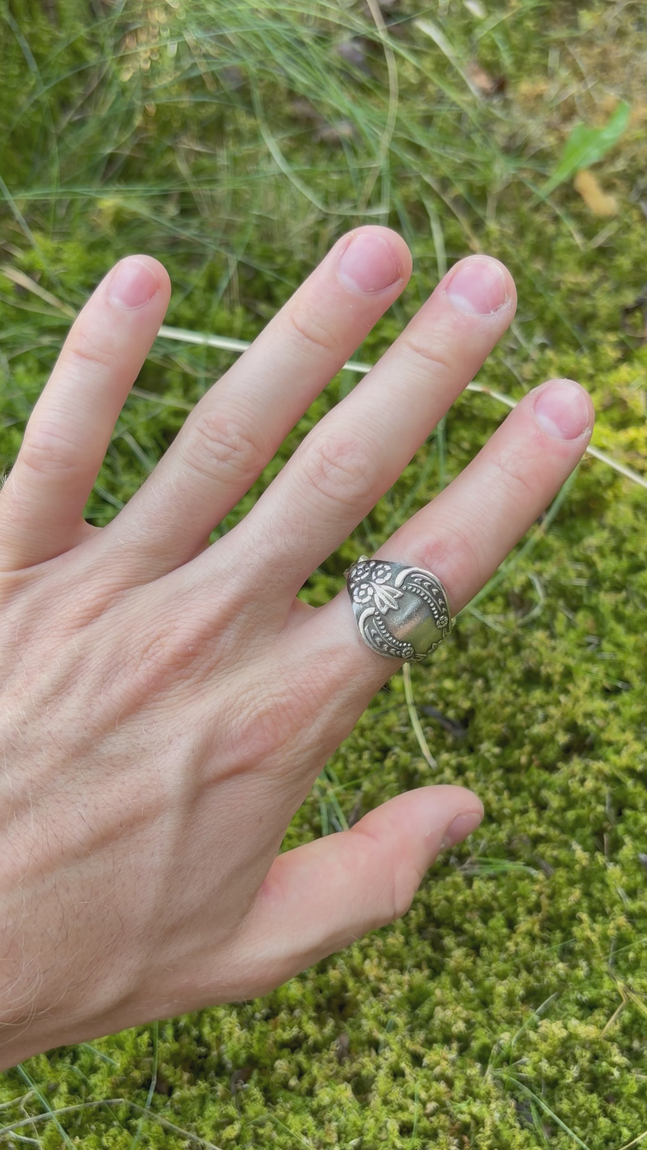 Vintage 60s American spoonring